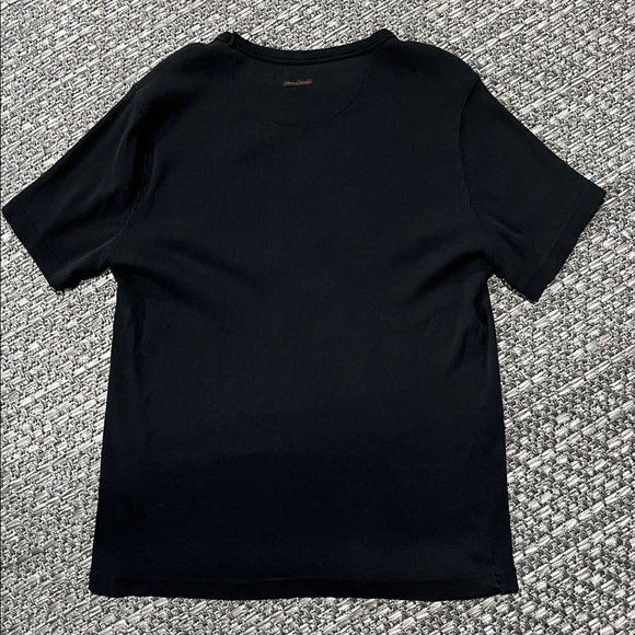 Point Zero | Men’s Black Ribbed Muscle Shirt - Picture 7 of 10